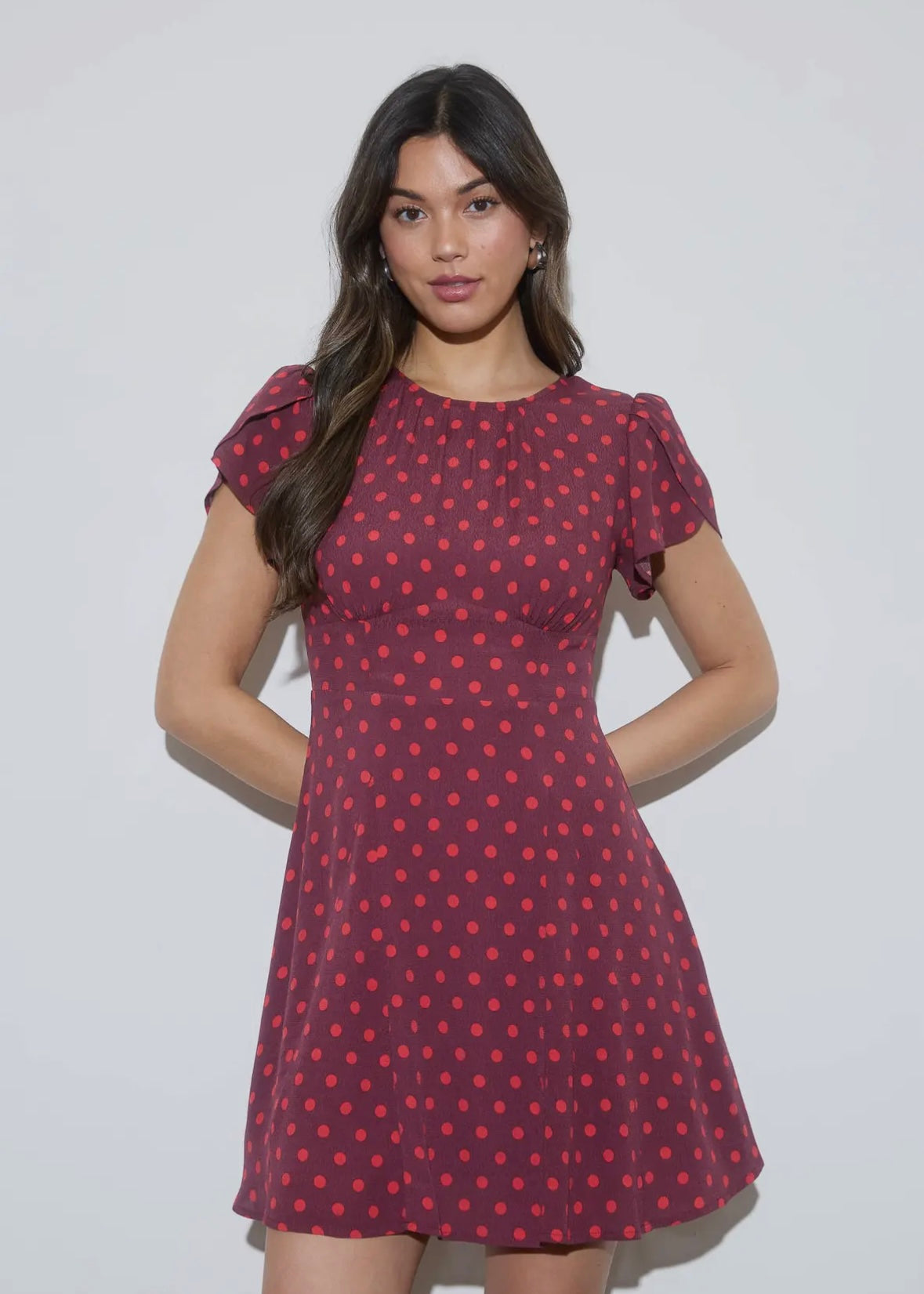 Valerie Polka Dot Mini Dress