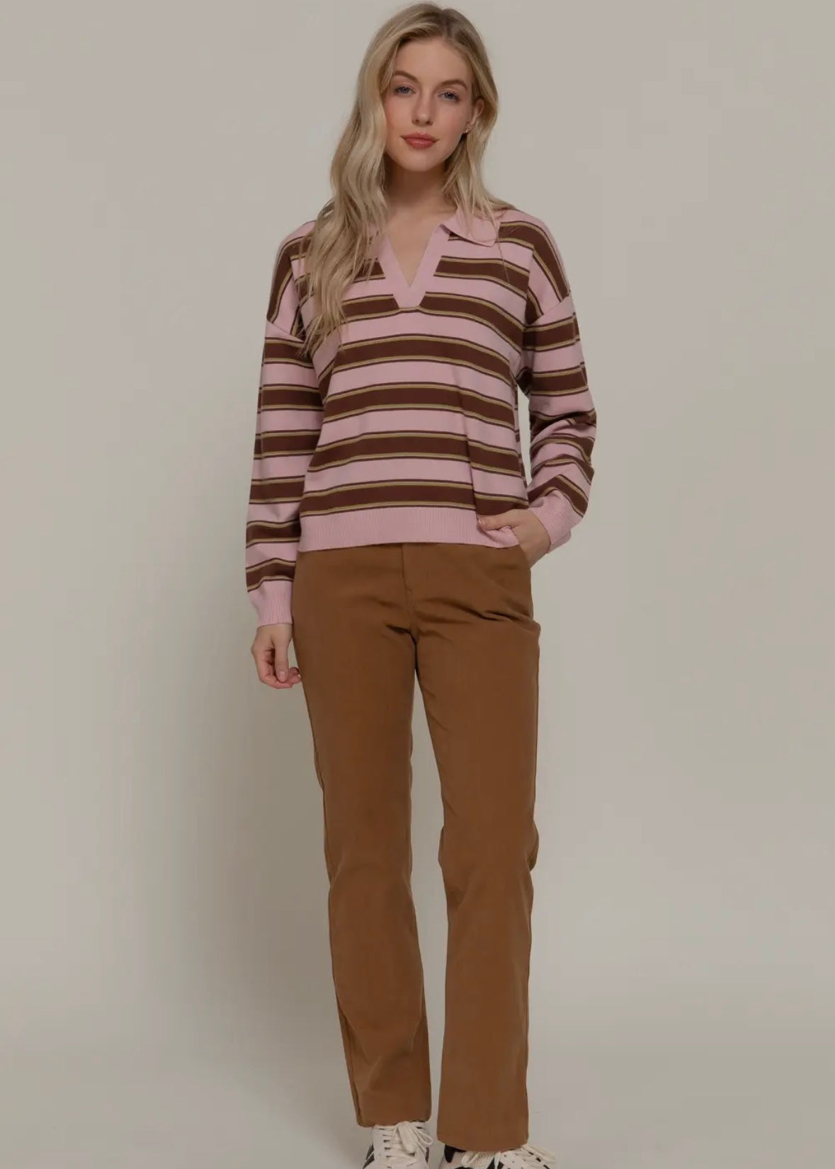 Lila Polo Knit Sweater