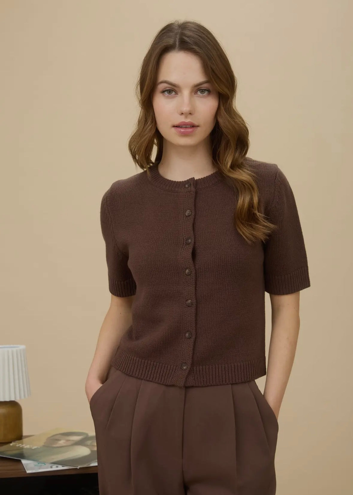Amber Short Sleeve Cardigan