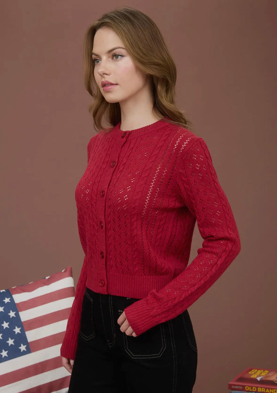 Ariana Pointelle Sweater