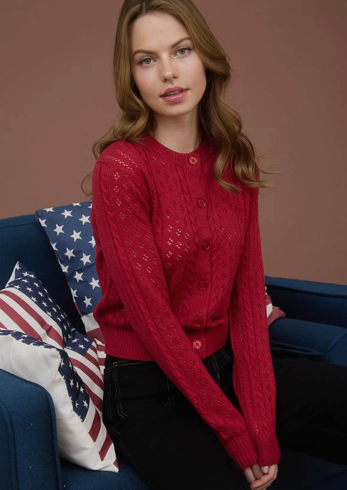 Ariana Pointelle Sweater