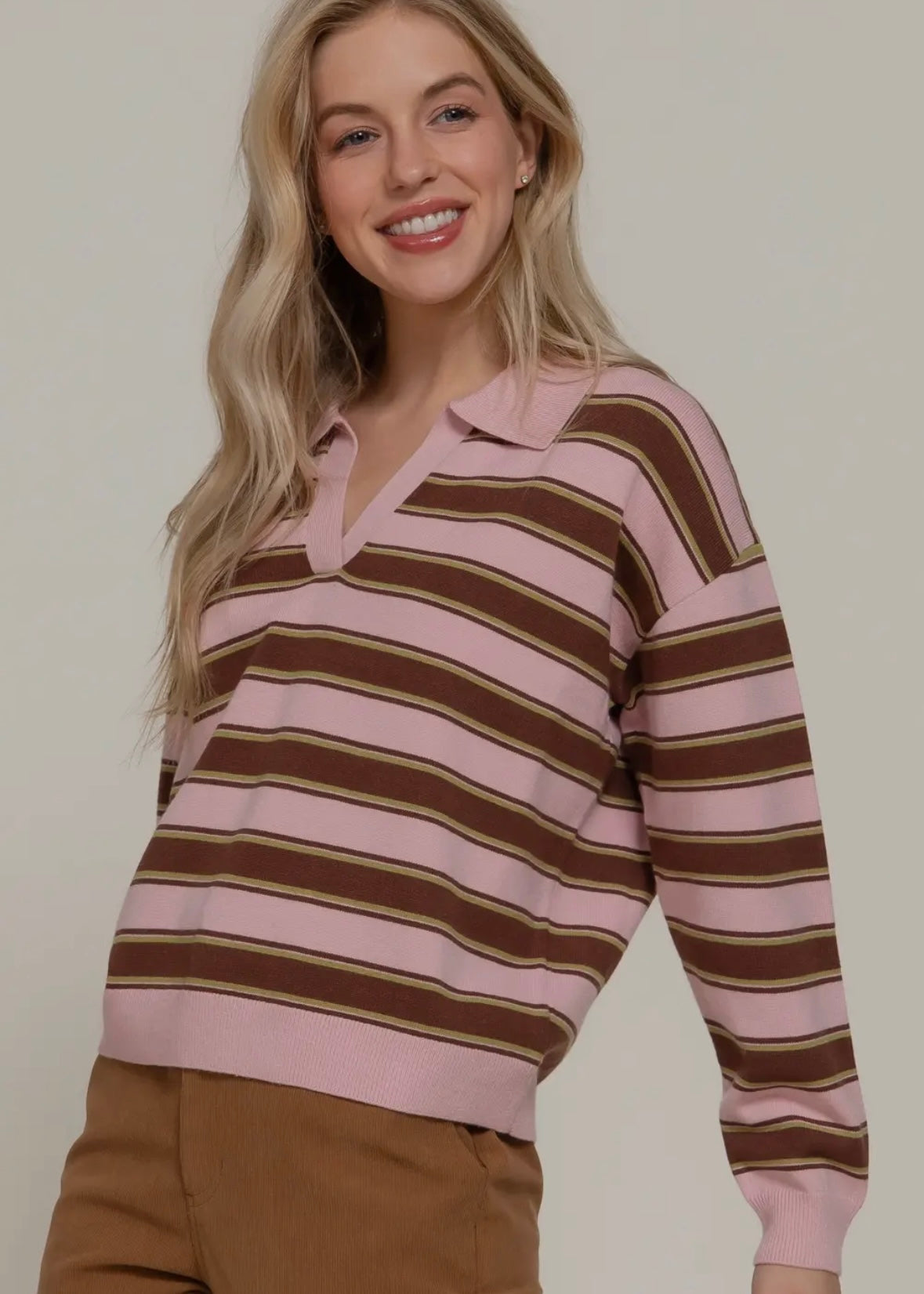 Lila Polo Knit Sweater