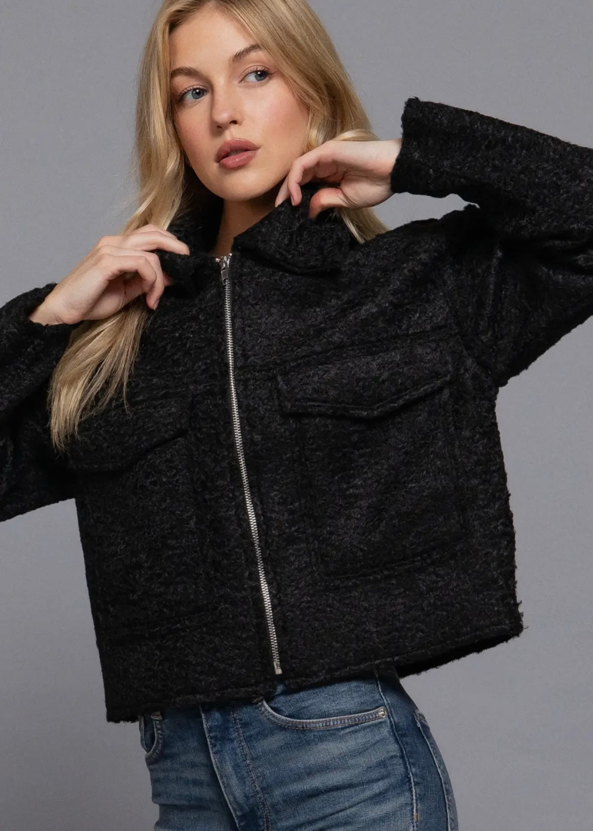 Jayde Boucle Jacket