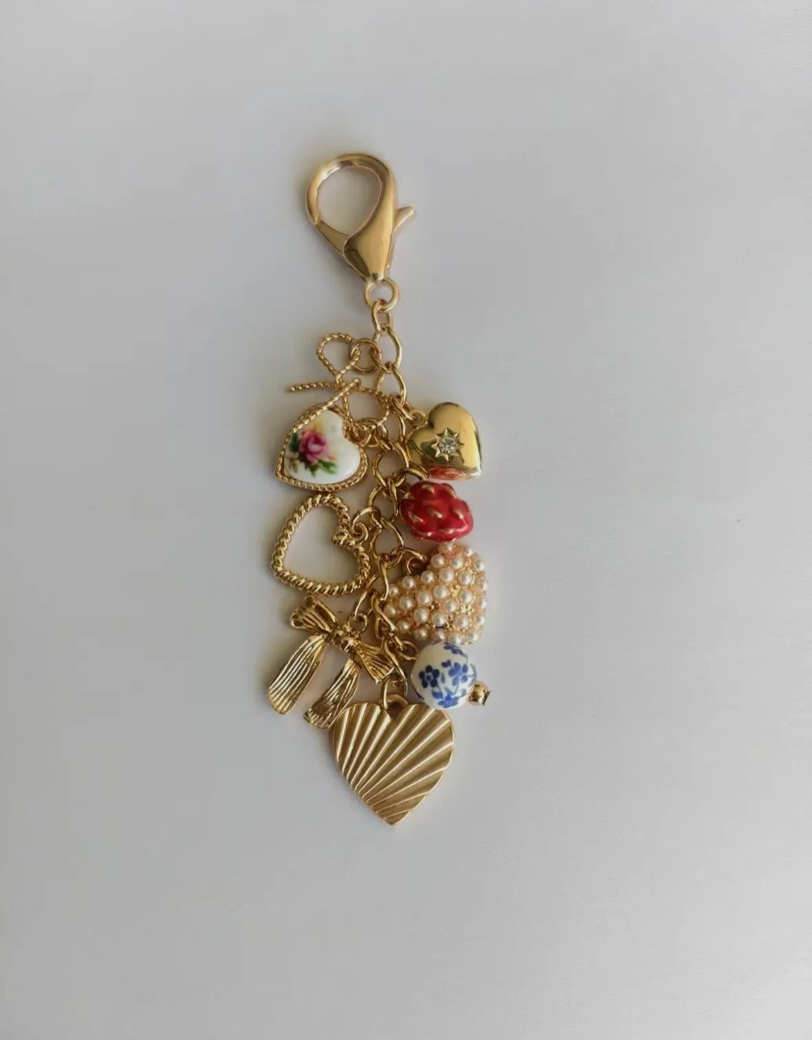Vintage Inspired Bag Charm