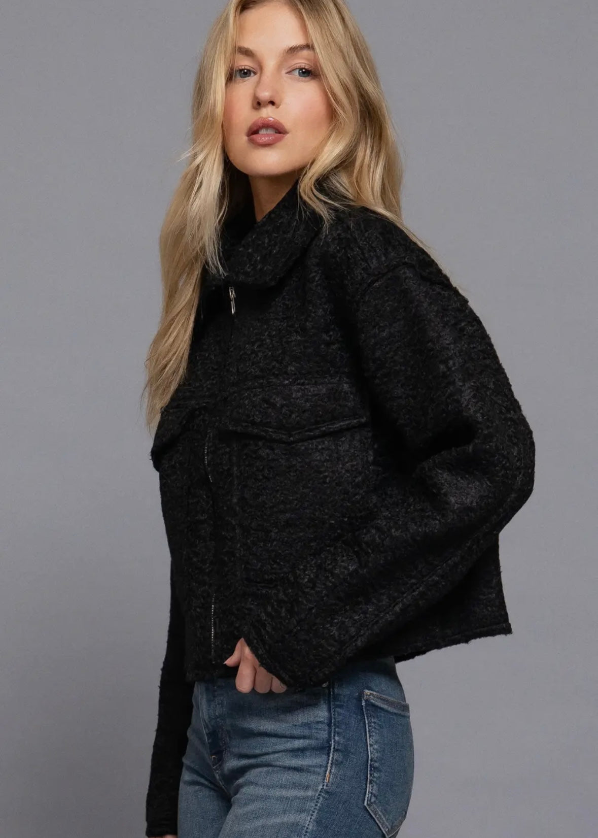 Jayde Boucle Jacket