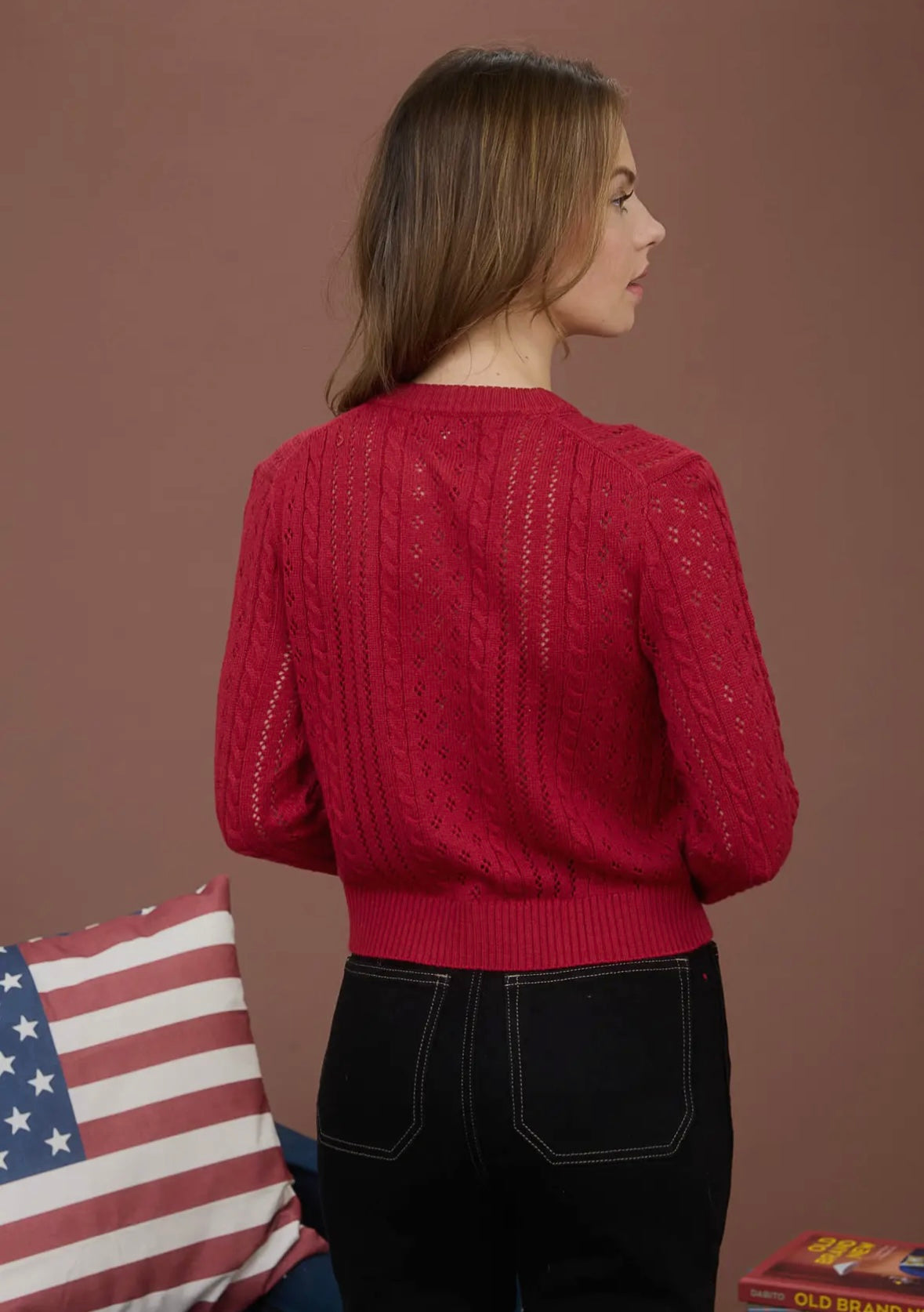 Ariana Pointelle Sweater