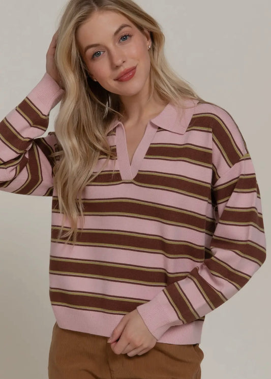 Lila Polo Knit Sweater