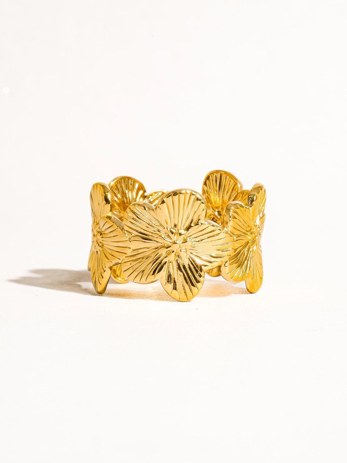 Estella Ring - 18K Gold Non-Tarnish Flower Ring