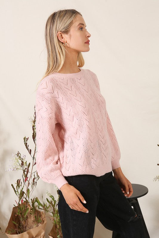 Josie Pointelle Sweater