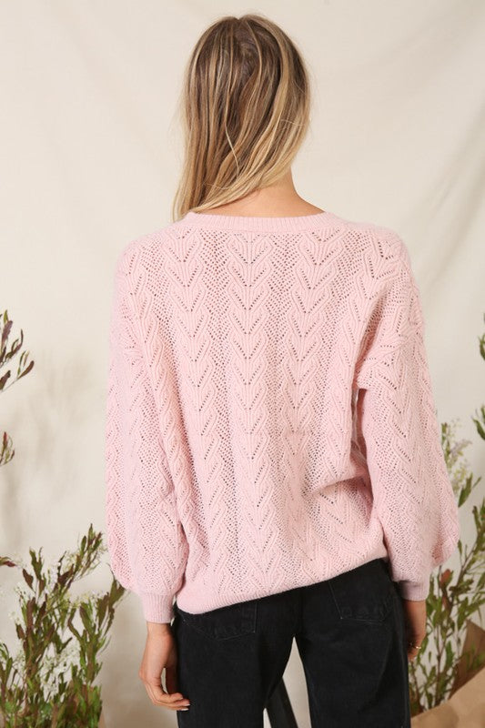 Josie Pointelle Sweater