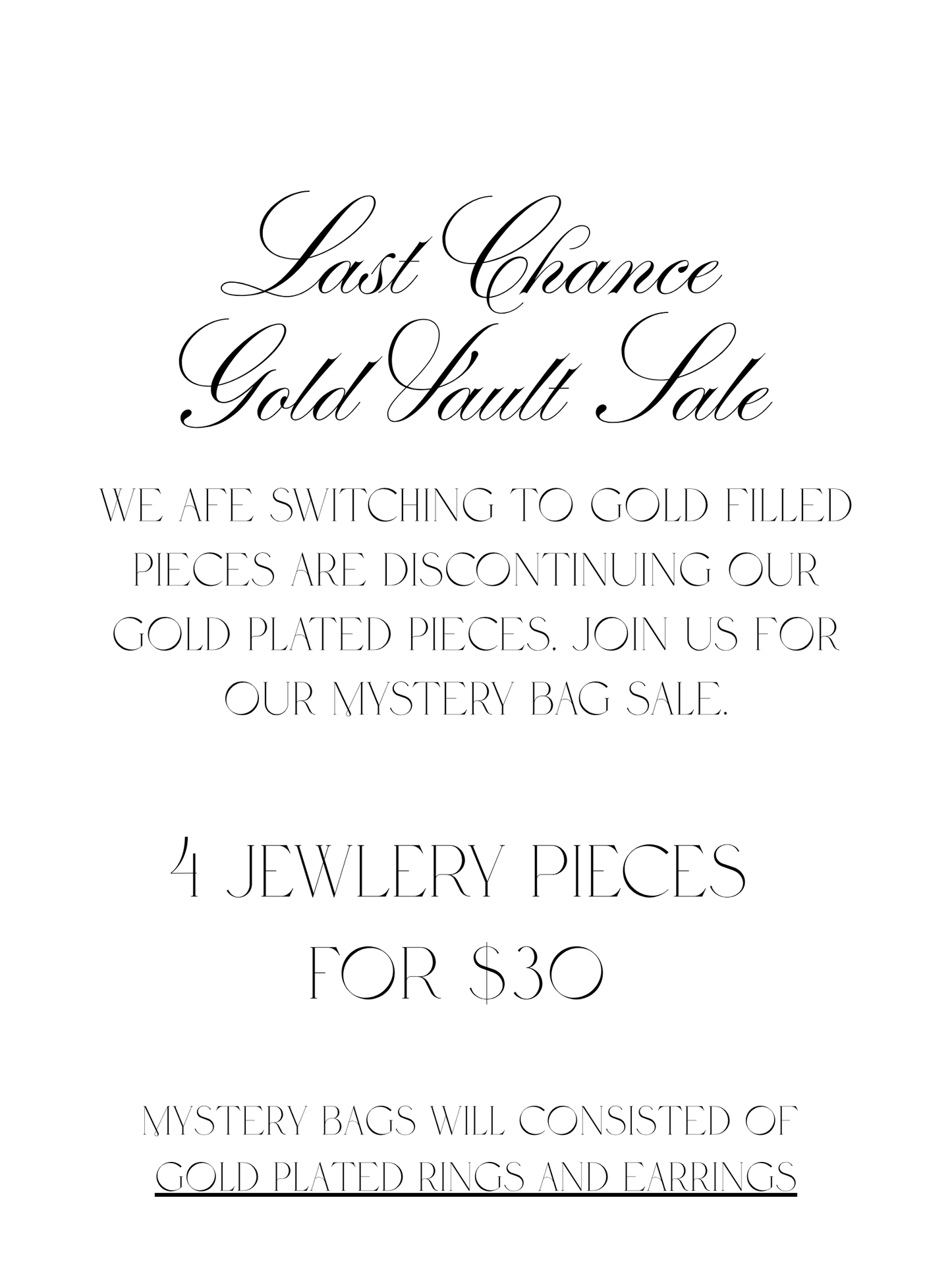 Jewelry Mystery Bag
