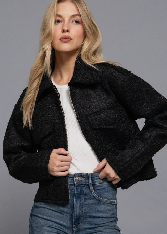 Jayde Boucle Jacket